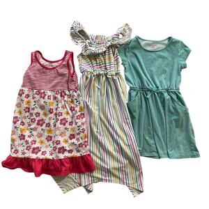 Girls Dresses Bundle of 3 Cat & Jack Bobbie Brooks Size 6/6X GUC